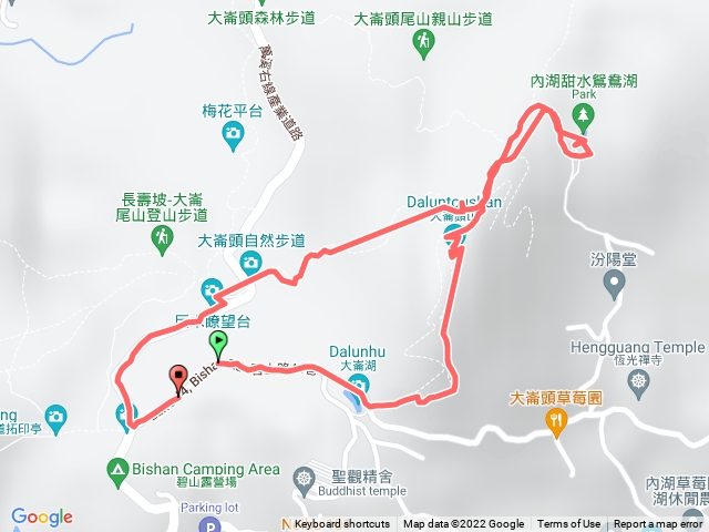 大崙頭山,甜水鴛鴦湖