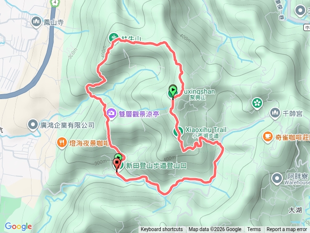 潭子二星新田登山步道1號上林牛山聚興山