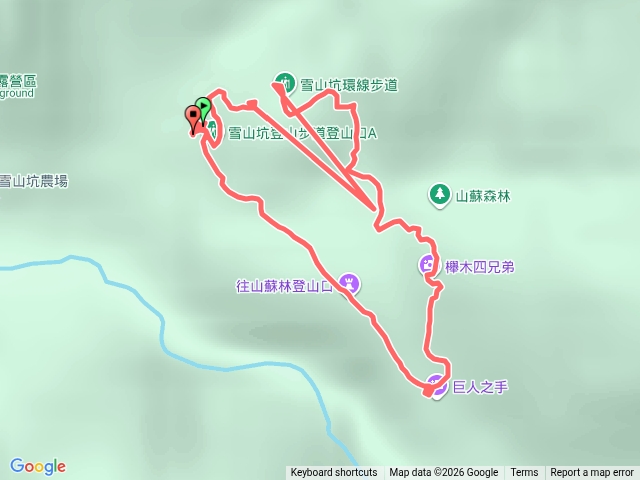 雪山坑步道預覽圖