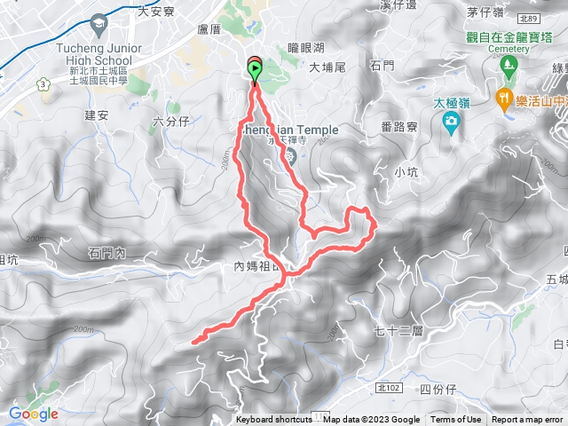 朝山步道、火焰山、石門內尖山、天上山、清溪步道預覽圖