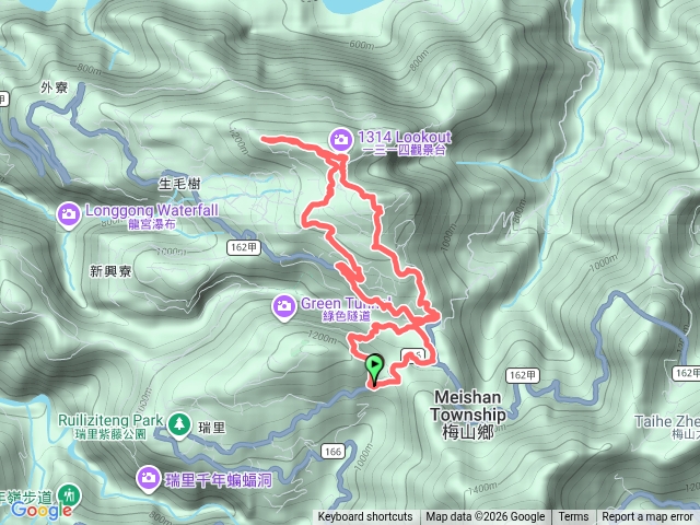 嘉義▶️海鼠山▶️月眉山▶️生毛樹山縱走8️⃣繞預覽圖