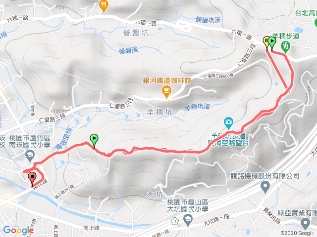 桃園蘆竹羊稠森林步道