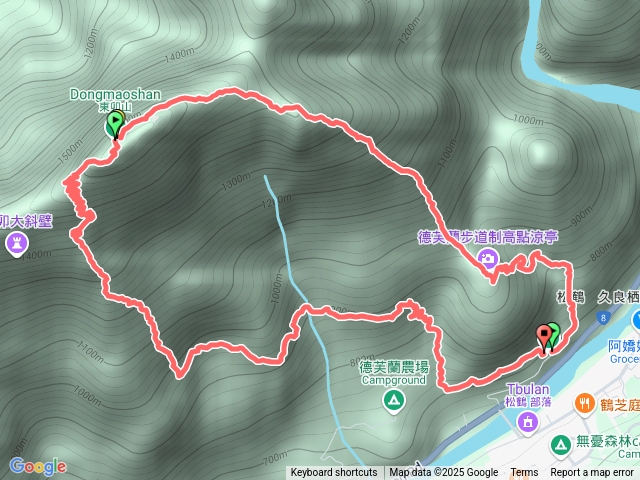 東卯東南稜上松鶴捷徑下