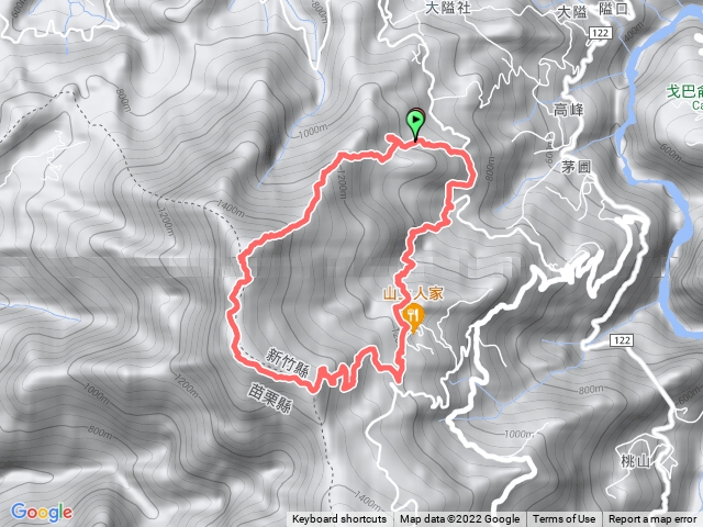 鵝公髻山 第二登山口