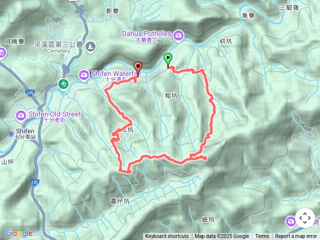 大華車站 幼坑崙 幼坑聚落古道 內平林山 石龜將軍O型
