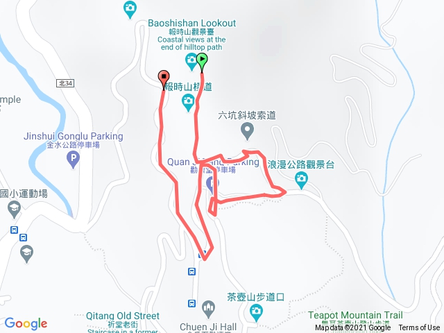 報時山步道