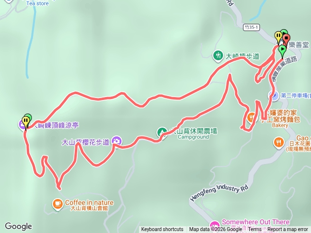 大山背獨走