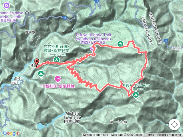 特富野部落上北霞山