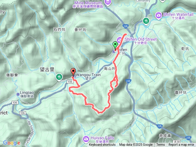 20250809 十分車站/平湖山/濕蝙蝠洞/乾蝙蝠洞/平湖尖/南山坪山/司公碗帽山/灰窯山/望古車站