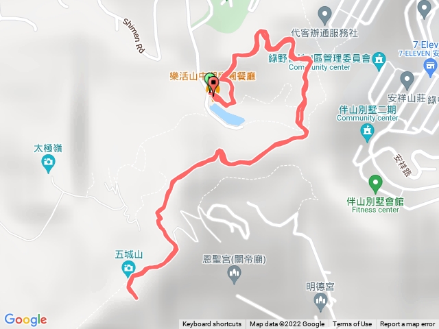 山中湖文筆山登山口-天上山縱走-五城山往返