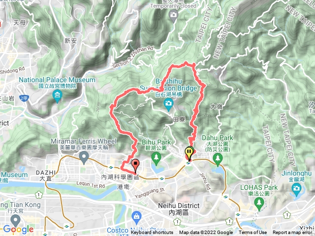 内湖双心縱走