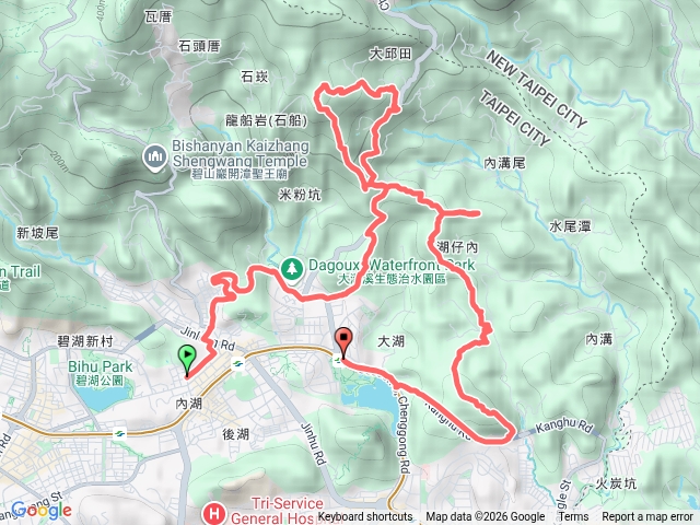 牛稠湖山，石崁山，牛稠尾山，聖明山，康樂山，2026-03-22預覽圖