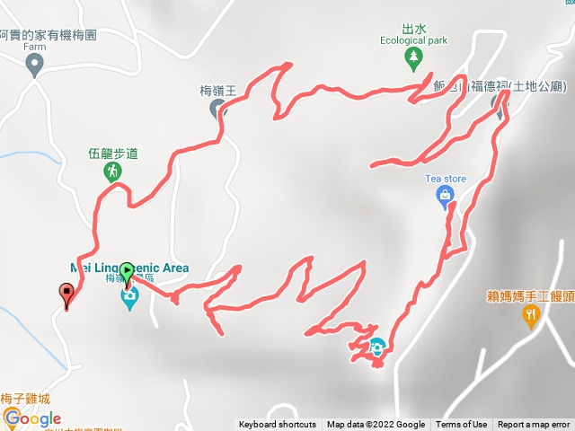 梅峰古道、伍龍步道