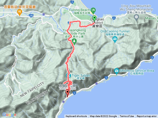 福隆到大里