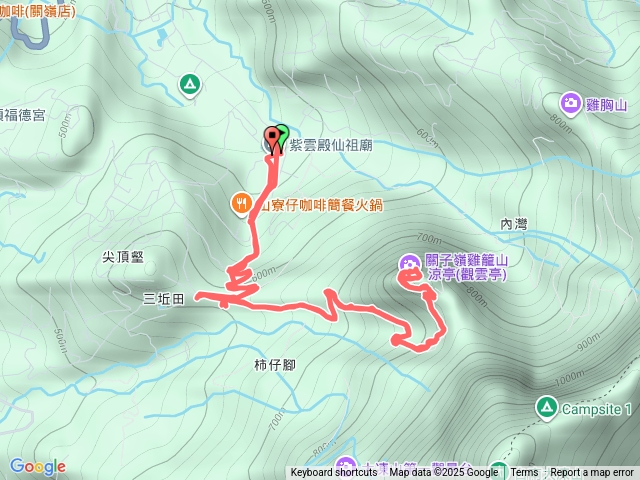 紫雲殿到雞籠山預覽圖