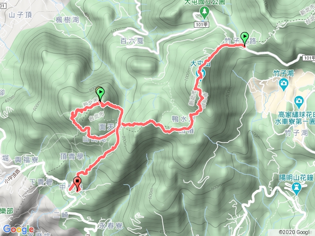 陽明山東西大縱走-西段