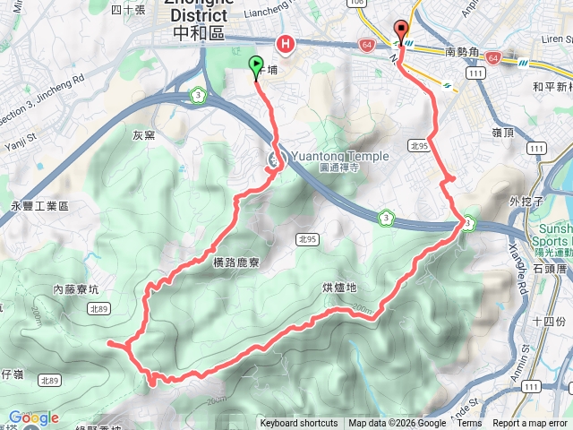 圓通寺、烘爐地山O繞預覽圖
