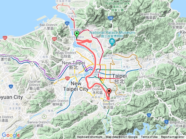 台北大縱走第八段（ 關渡到景美未完成）