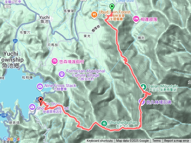 過坑大尖水社蹤走預覽圖