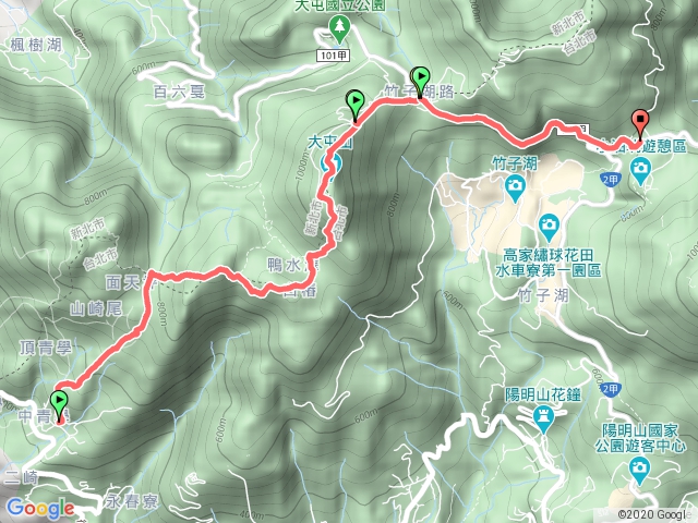 陽明山縱走～清天宮到小油坑