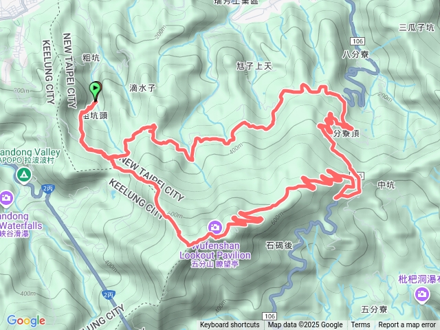 粗坑口到五分山預覽圖