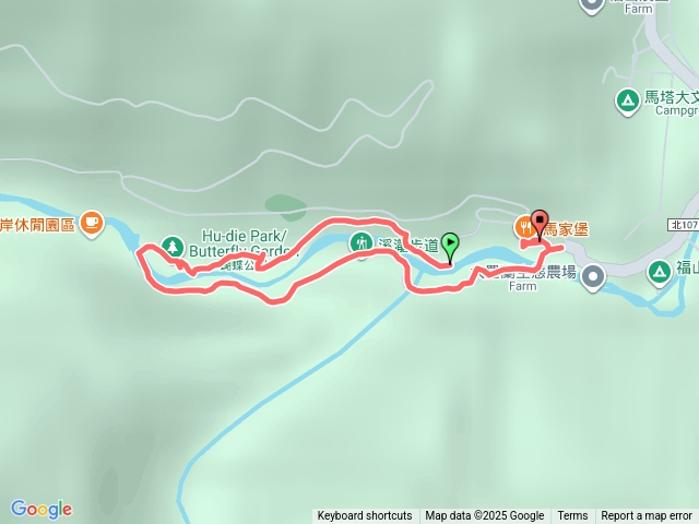 烏來福山聚落環O水(古)圳步道、蝴蝶公園及溪瀧步道預覽圖