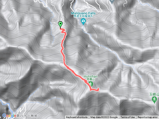 守村農場上虎禮山（玉峰山途中放棄）
