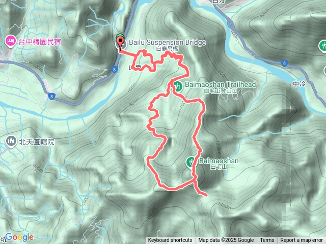 白毛O走錯往白冷