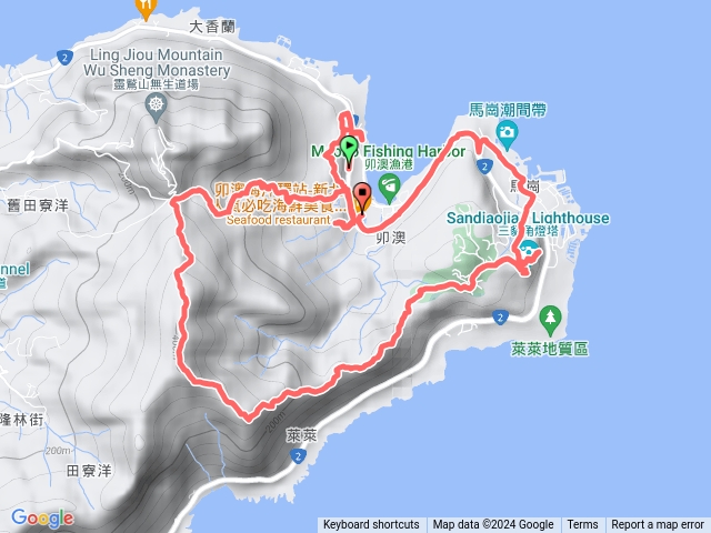 113/1/6-福連國小➡️放羊路➡️隆隆山➡️萊萊山➡️馬岡漁港➡️卯澳漁港➡️福連國小