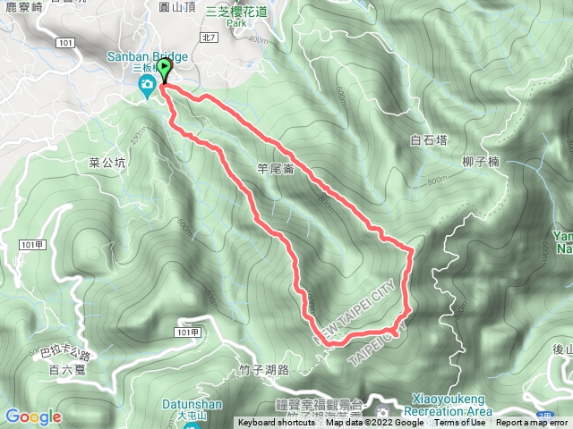 20220228小觀音山大O型(北西北稜上，竿尾崙下)