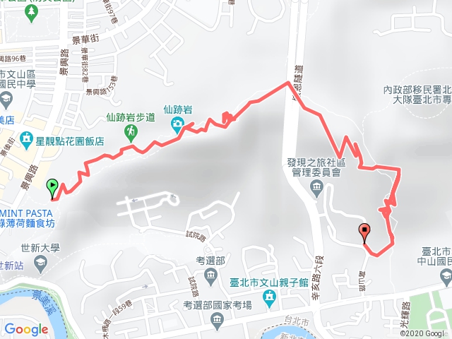 仙跡岩步道(景興路進，木柵路一段出)