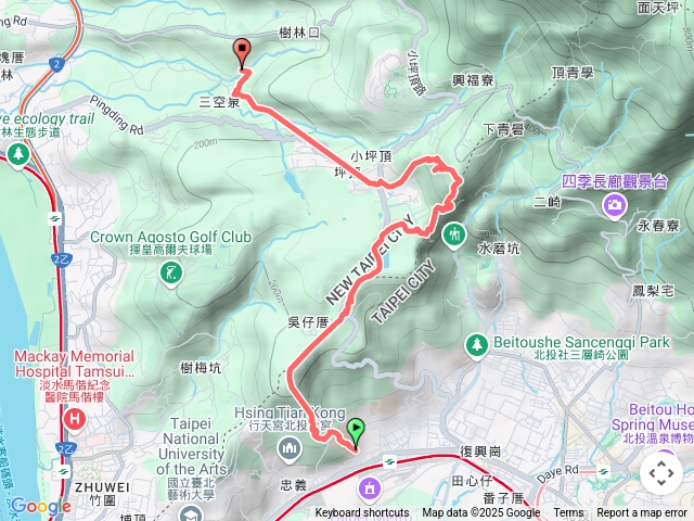 忠義山小坪頂山三空泉