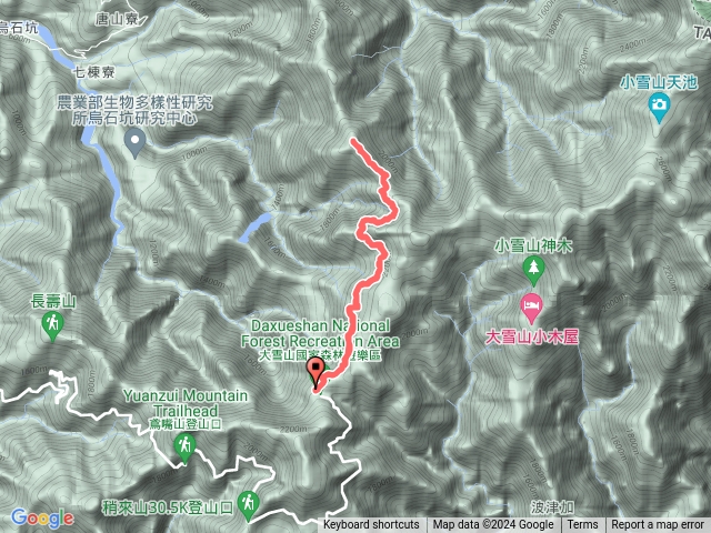 台中大雪山210林道（船型山林道）上烏石坑山20240518