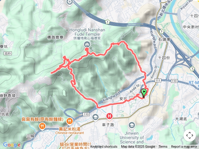 烘爐地登山步道（紫竹寺、焚化爐）
