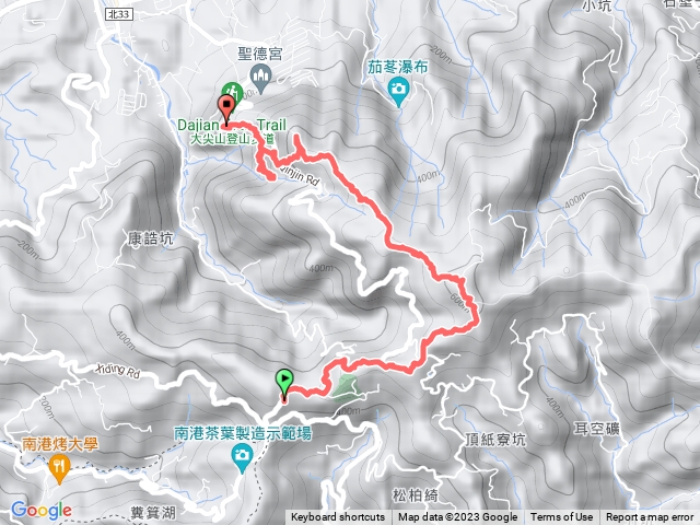 光明寺 紙寮山 四分尾山 汐止大尖山 秀峰瀑布 天秀宮