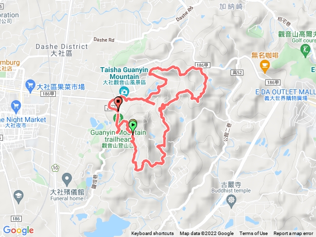 觀音山連峰沒上觀音山