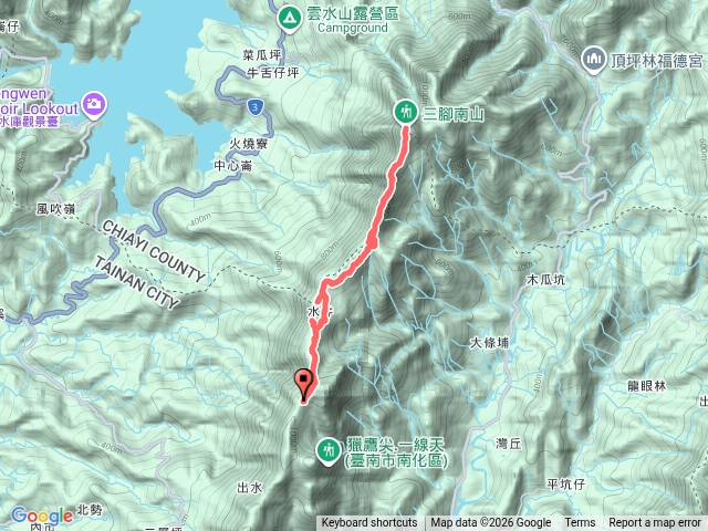 梅嶺走三腳南山（難山南峰.水井山.春峰.雄峰.三角南山南峰.三角難山）預覽圖