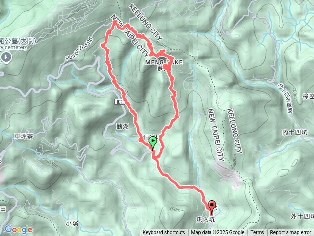 五指山古道-友蚋山南峰-新山夢湖步道O型預覽圖