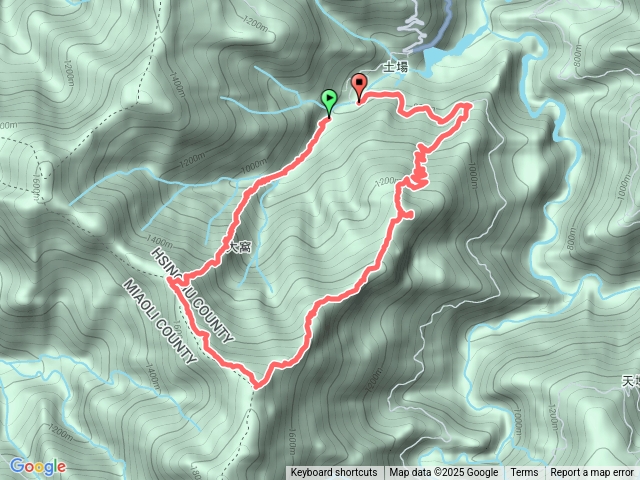 五峰大窩監督所鹿場隘勇線比林山漫走