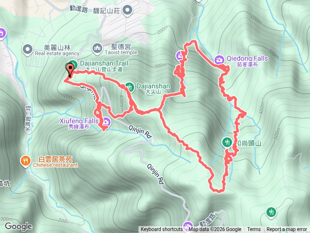 汐止三瀑(秀峰_茄冬_大尖山)二山(大尖山_和尚頭山)預覽圖