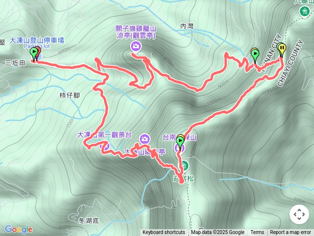 123456789基隆山大凍山九龍山