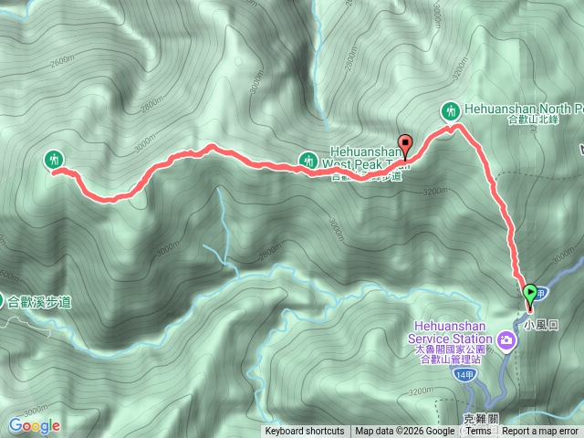 合歡北西峰預覽圖