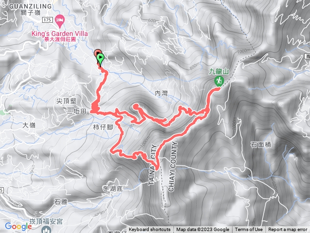 雞籠山-九龍山-大凍山O型