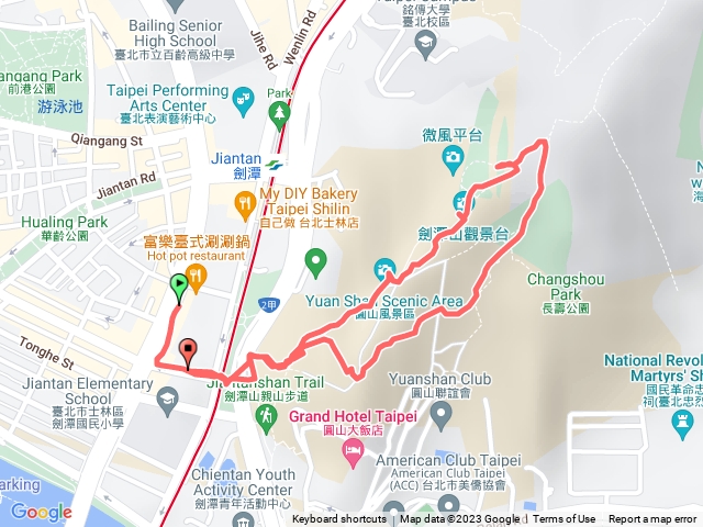小百岳劍潭山親山步道20230402