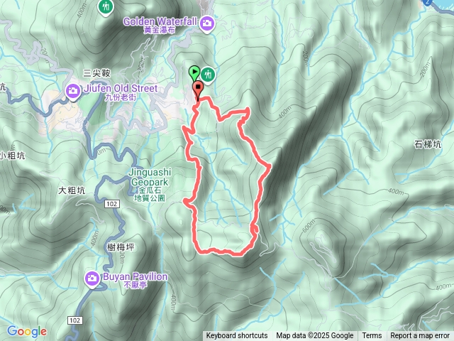 黃金三稜茶壺山/半屏山/燦光寮山O繞預覽圖