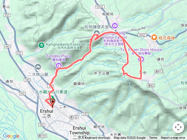 二水走受天宮/松柏坑山