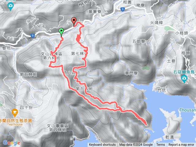 113/2/14-新店十分子/中嶺山/鷺鷥潭群峯/九股山/十六分子福興宮