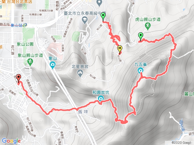 永春陴-瑤池宮-九五峰-拇指山-和興炭坑
