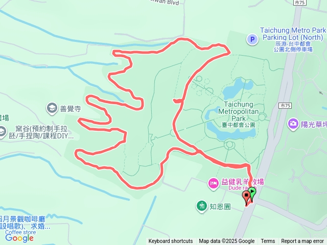 1141208台中都會公園健走