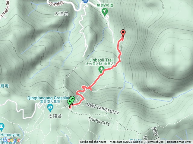 走遍陽明山尋寶任務金包里大路 (擎天崗至上磺溪停車場段)